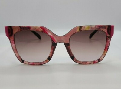 Emilio Pucci EP 121 68F Pink Havana Plastic Cat Eye Sunglasses Frame 51-22-140