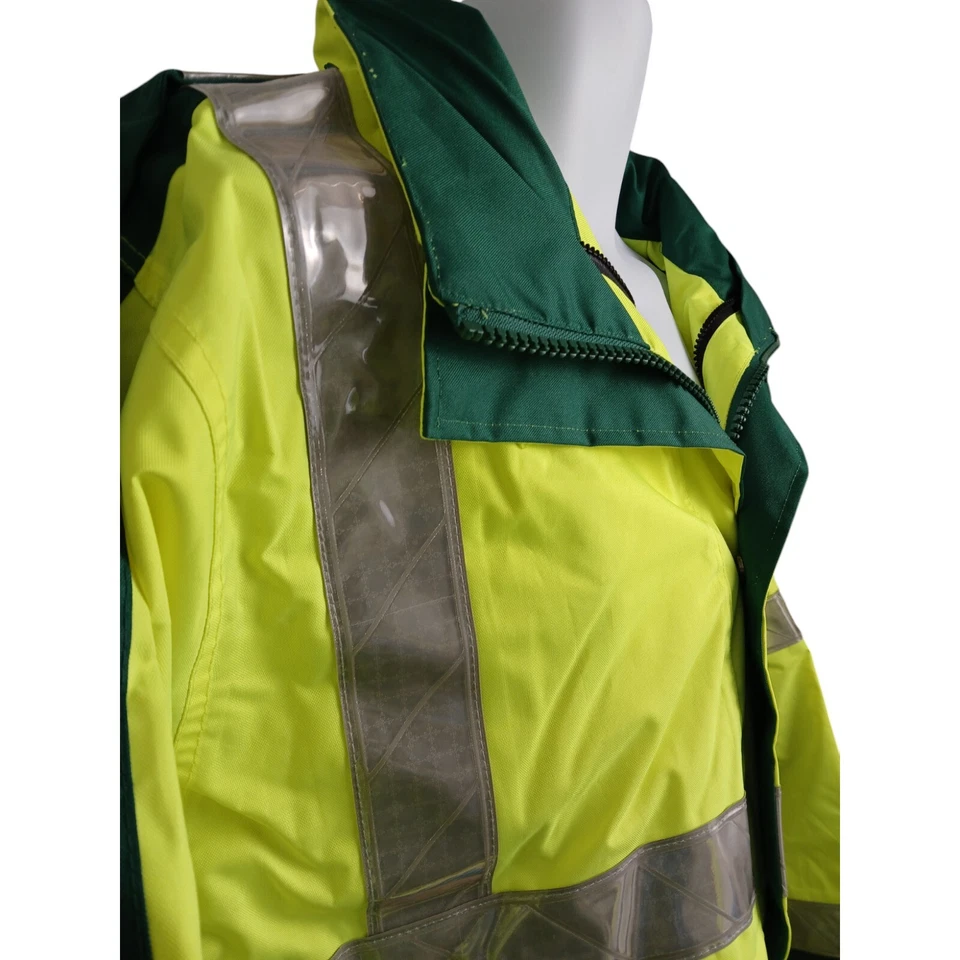 Paramedic EMT Ambulance Waterproof Jacket Hi Vis Hi Viz Reflective EN471 Class 3 - Image 2 of 4