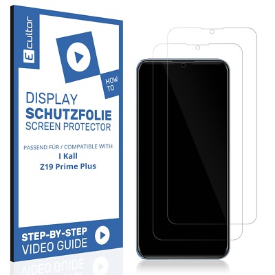 2x 3D Schutzfolie für I Kall Z19 Prime Plus Display Folie Flexibel Full Cover