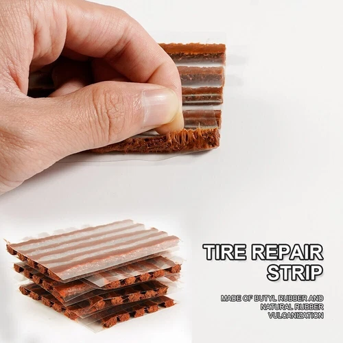68pc Tire Repair Kit DIY Flat Tire Fix Car Truck Motorcycle Plug Patch Home Shop - Picture 8 of 17