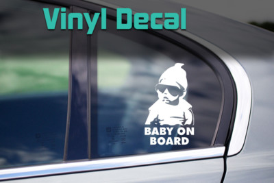 Baby On Board Decal The Hangover Carlos Car Window Vinyl Sticker Baby In Car