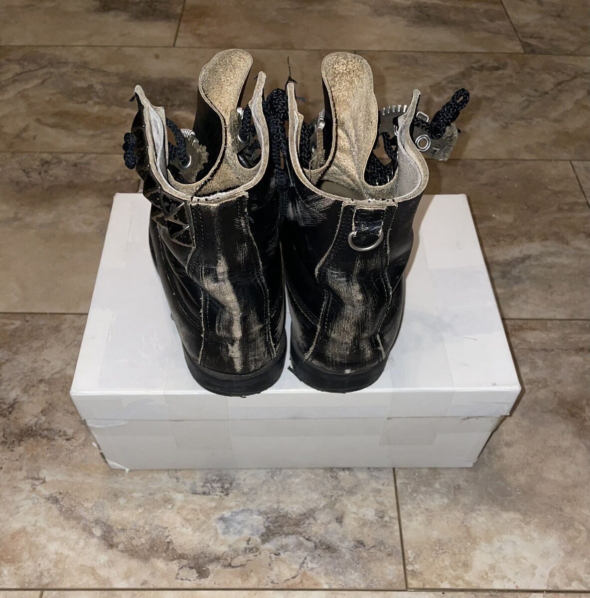 Undercover SS06 “T” Zip Studded Boots Size 10/10.5 Used Undercover SS06 “T” Zip Studded Boots Size 10/10.5 Used
