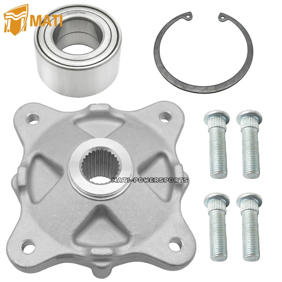 Buje de rueda trasera y cojinete y puños para Polaris Sportsman 400 450 500 570 600 700 800 Foto 2 de 4