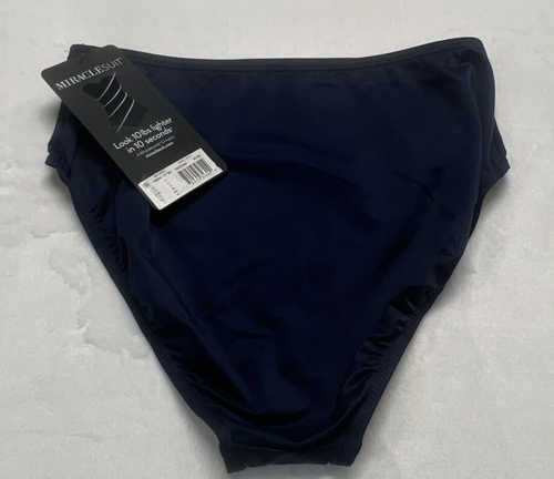 Neu mit Etikett Miraclesuit Damen-Tankiniunterteil 12 mitternachtsblau Badeanzug Slip - Bild 3 von 10