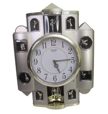 Rhythm Quartz Hourly Musical Wall Clock Castle Fairy Tale Sound Works 4MH747
