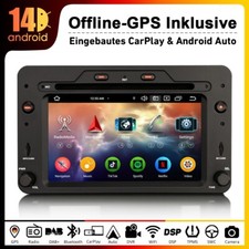64GB DAB+Android 14 DVD Autoradio GPS Für Alfa Romeo Spider 159 Sportwagon Brera