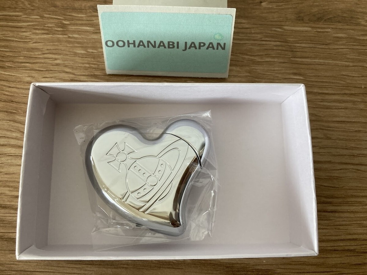 ★Vivienne Westwood★ Vivienne Westwood Levigan Mirror Heart Vivienne Westwood - Mirror Heart Orb key ring Orange - The