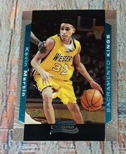 Kevin Martin Topps Bowmen Chrome Rookie Card. rookie card picture