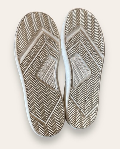 Tory Burch Zapatos Mujer 6.5 Negro Howell Court Estampado Cuero Caído Tenis - Imagen 7 de 7