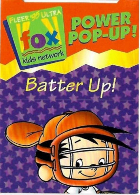 TCS 90  1995 Fleer Ultra Fox Kids Network Power Pop-Up Batter Up! 23 of 24