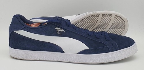 navy suede trainers