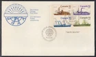 Canada Scott 703a LL Pl Blk FDC - Inland Vessels