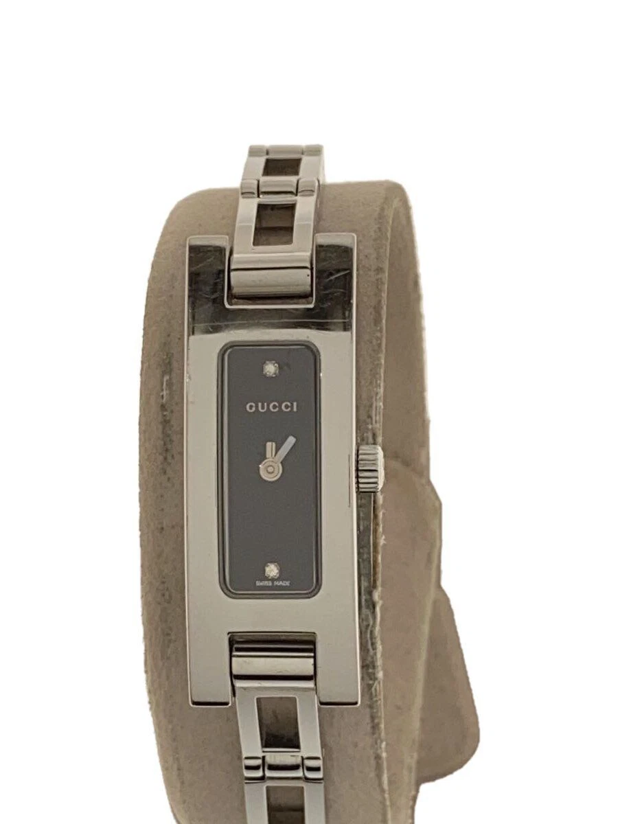 Montre Femme GUCCI Quartz Analogique Acier Inoxydable Argent 1500L Occasion