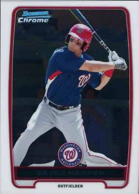 #ad #ad 2012 Bowman Chrome #BCP10 Bryce Harper Prospect Card $6.99