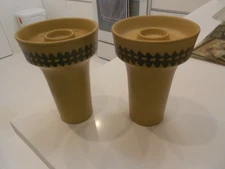 VINTAGE W. GOEBEL/GERMANY CANDLE HOLDERS-OPM-VG   6" X 4"