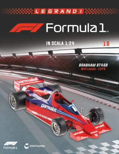 Modellini statici di auto da corsa Formula 1 brabham Scala 1:24