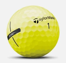 50 Taylormade Distance Used Golf Balls Yellow 5A/4A Grade