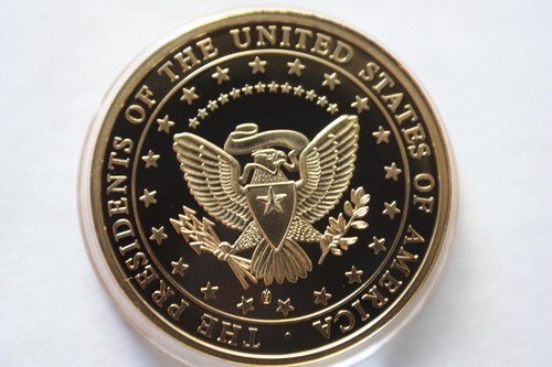U.S. PRESIDENT WILLIAM H. HARRISON 24k GOLD PLATED COMMEMORATIVE PROOF COIN - Picture 4 of 7