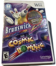 Brunswick Zone Cosmic Bowling (Nintendo Wii, 2010) With Manual