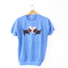 Vintage Scottie Dog Love Sweatshirt Medium