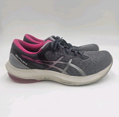 ASICS Gel Pulse 13 Gray Pink Running Shoes Sneakers 1012B035 - Womens Size US 9