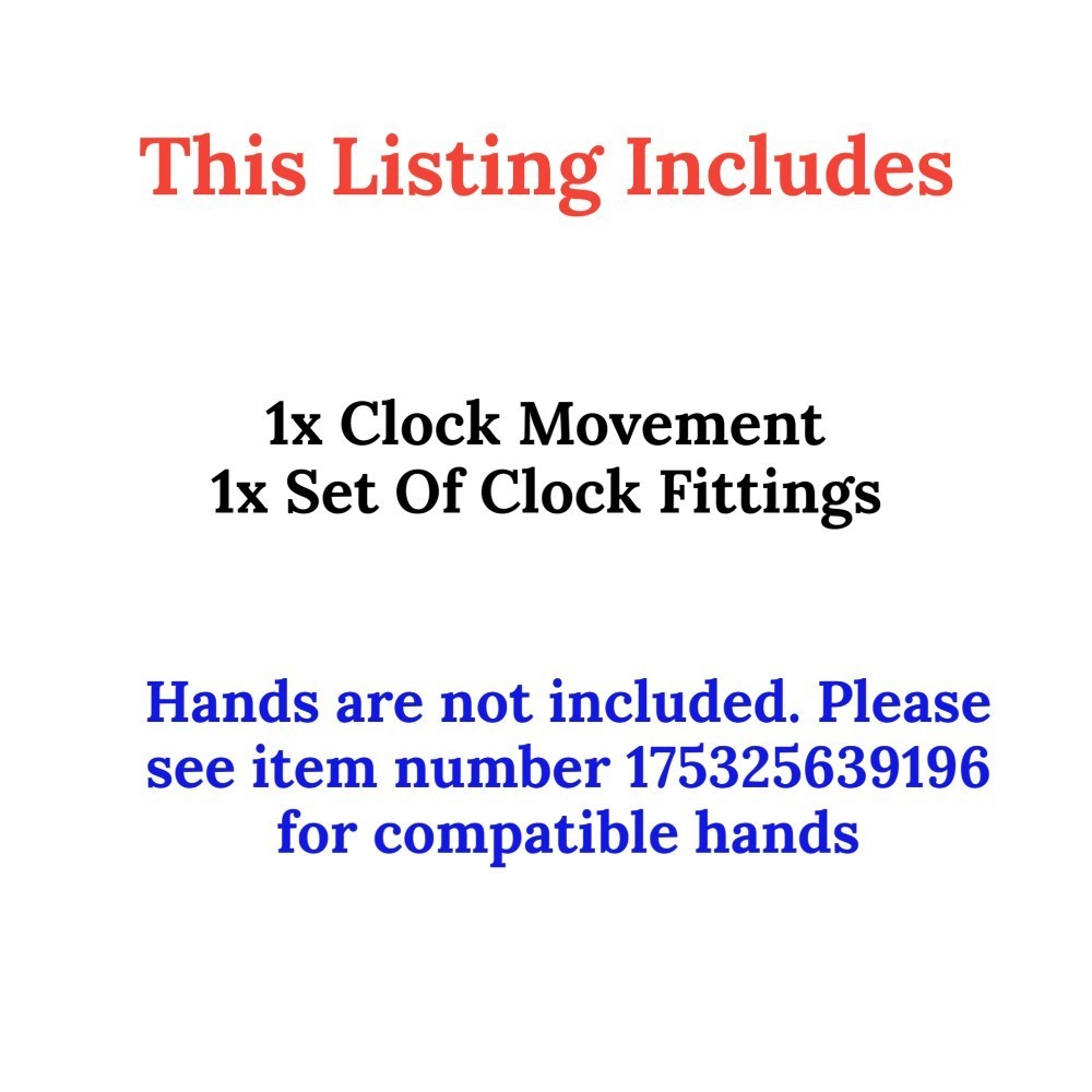 Sangtai 6168 Ticking Clock Mechanism Battery Powered Movement