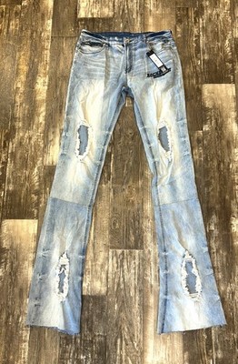 Rockstar Original Jeans Adam Super Stacked Jean Size 40 RSM-JNS-FLA-11473-BLU-40