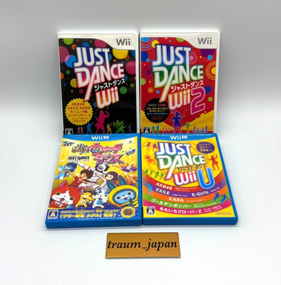 Just Dance 1 2 & Wii U & Youkai Watch Just Dance 4 Spiele Set Wii Wii U Japan...