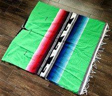 Mexican Sarape Poncho Western Cowboy Rancher Adult One Size