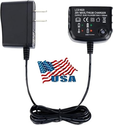 20V Lithium Battery Charger LCS1620 for Black Decker ASL186K ASL188K BDC120VA100