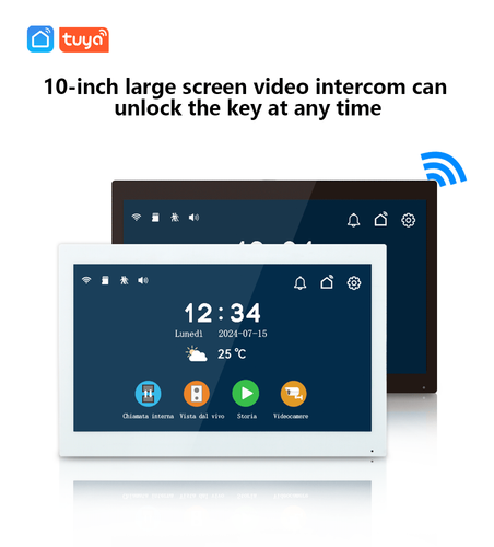 2-Wired Video Doorbell Intercom System,TUYA WiFi Smart Home Video Intercom Door - Picture 11 of 14