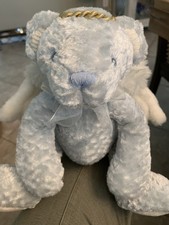 First And Main Thank Heaven, Baby Blue Teddy Bear With Wings