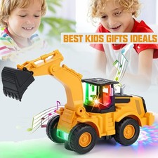 Bagger Kinderfahrzeug Automatisches Gehen + Musik Licht Fahrzeug Baustelle Auto