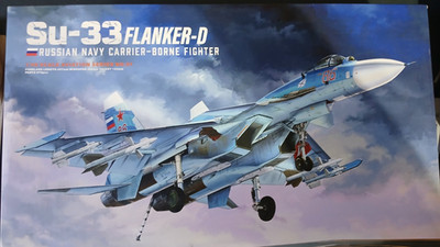 Minibase 8001 1/48 Su-33 Flanker D Russian navy carrier borne fighter