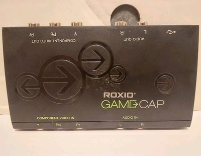Roxio GameCap HU348-E Component RCA Input Gaming USB Capture No Cables Turns On