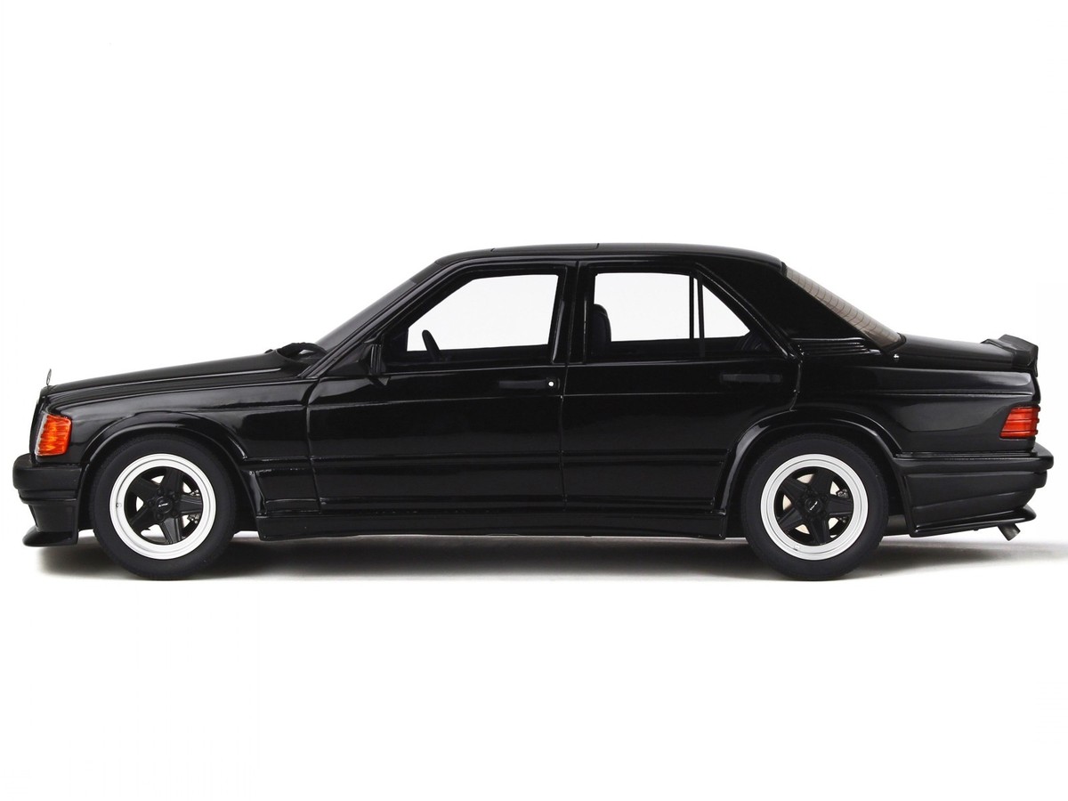 Mercedes W201 190E 2.3 AMG black diecast model car OT754 Otto 1 18