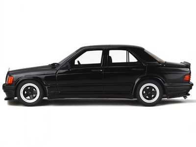 Mercedes W201 190E 2.3 AMG black diecast model car OT754 Otto 1 18