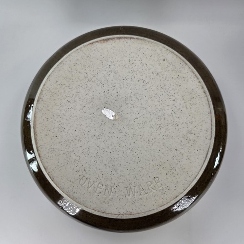 Japanischer Donabe Hot Pot Kasserolle Deckel Ofengeschirr 9,5" Braun Kristallglasur - Bild 6 von 10