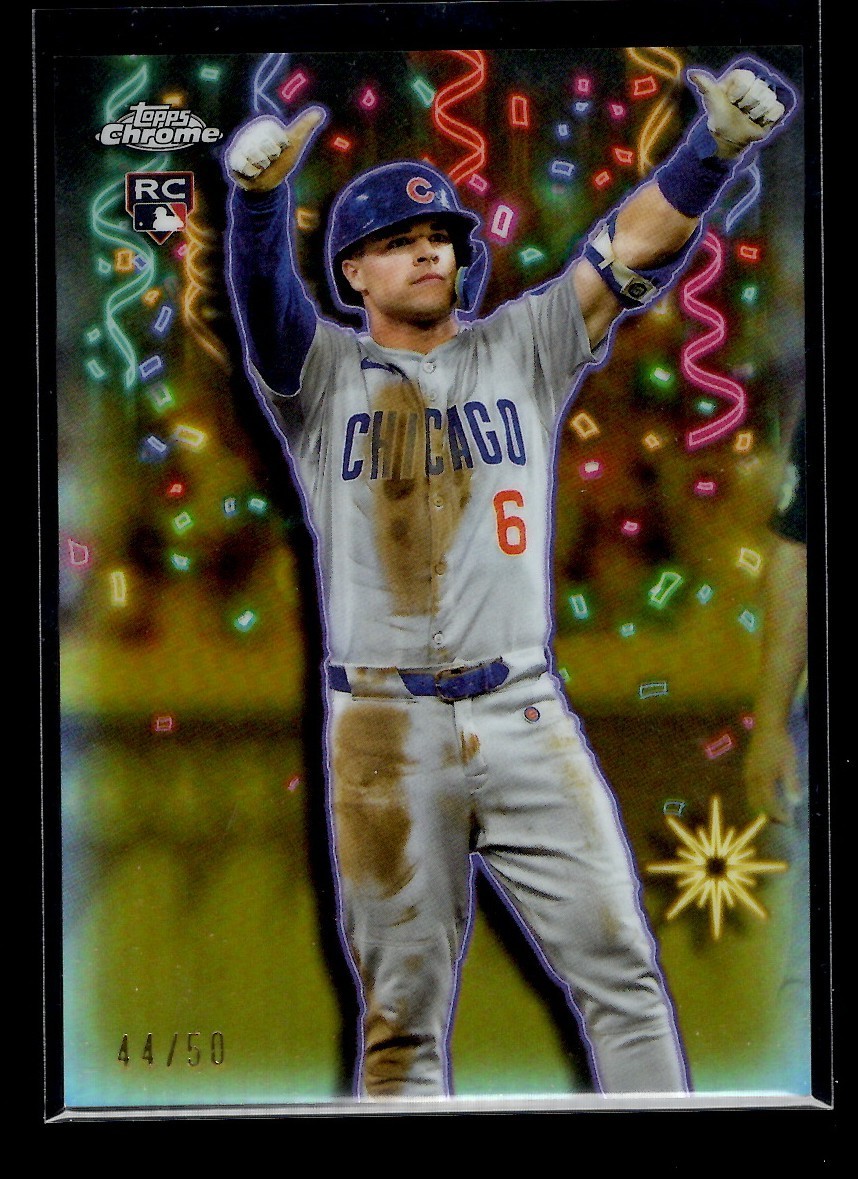 2025 Topps Chrome Update - Matt Shaw Celebracion RC Gold Refractor #44/50 Cubs