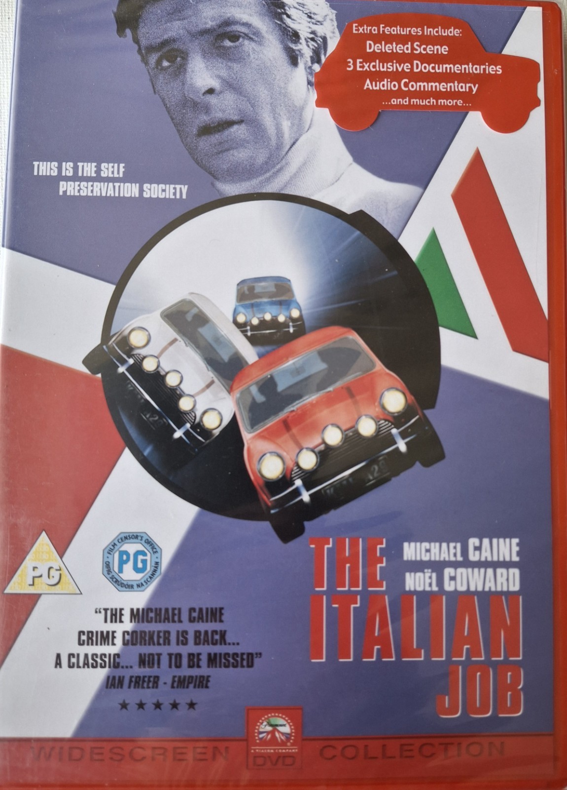 The Italian Job (1969) DVD Michael Caine/Noèl Coward 2005 Brand New Sealed