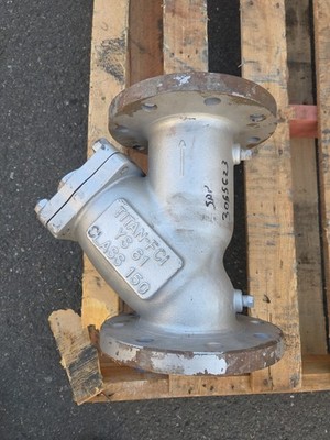 Titan-FCI YS 61 Class 150 4'' ASTM A216 GR.WCB T2015 Y Strainer unused Flange