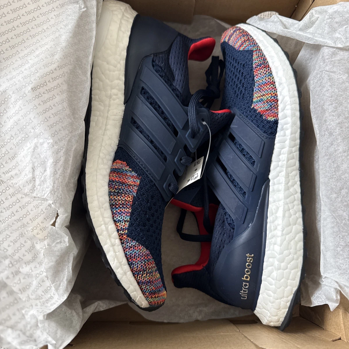 adidas gazelle silver green womens adidas BB7801 Ultraboost 1.0 Multi-Color Toe Mens Shoe