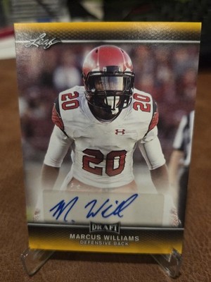 2017 Leaf Draft Autogramme Marcus Williams Saints Ravens Chargers 