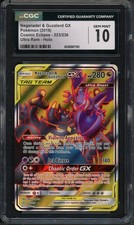 Pokemon CGC 10 Gem Mint Cosmic Eclipse Tag Team Naganadel & Guzzlord GX 223/236 on eBay
