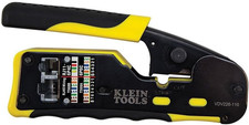 VDV226-110 Ratcheting Modular Data Cable Crimper / Wire Stripper / Wire Cutter f