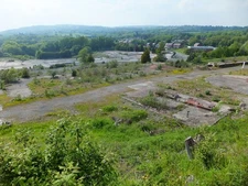 Photo A3 The brown field site that was Monsanto Chemicals Pont Cysyllte  c2016