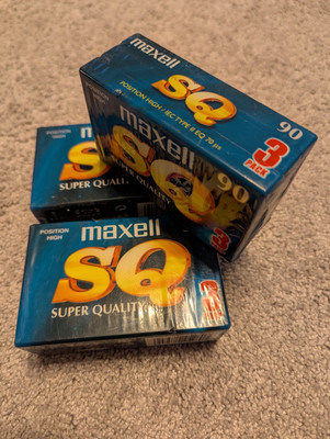 3 x 3er Pack Maxwell SQ90 Neu Ovp 