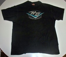 1987 Harley Davidson T-shirt men's L Glendale California black vintage large