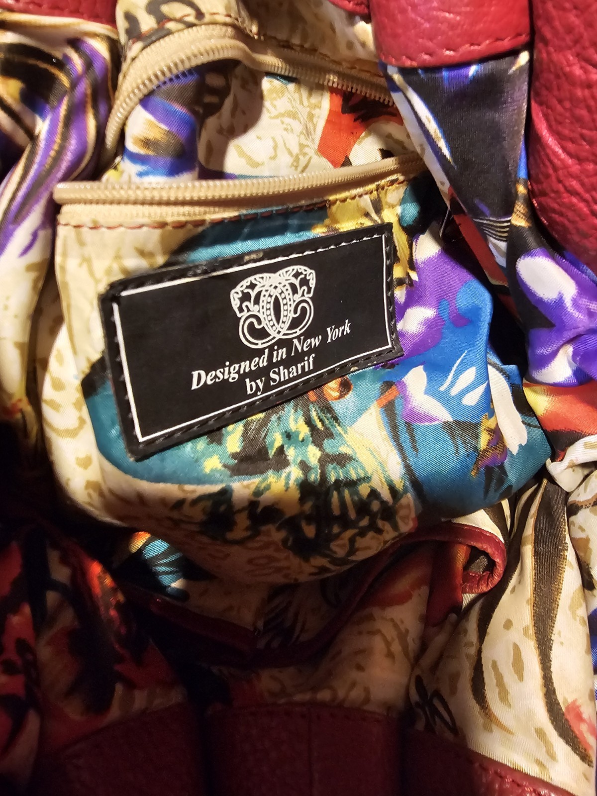 Original By Sharif 1827 Red Python Leather Should… - image 7