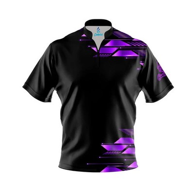 Custom Name Purple Luxury Strikes Bowling Jersey Shirts - USA Size